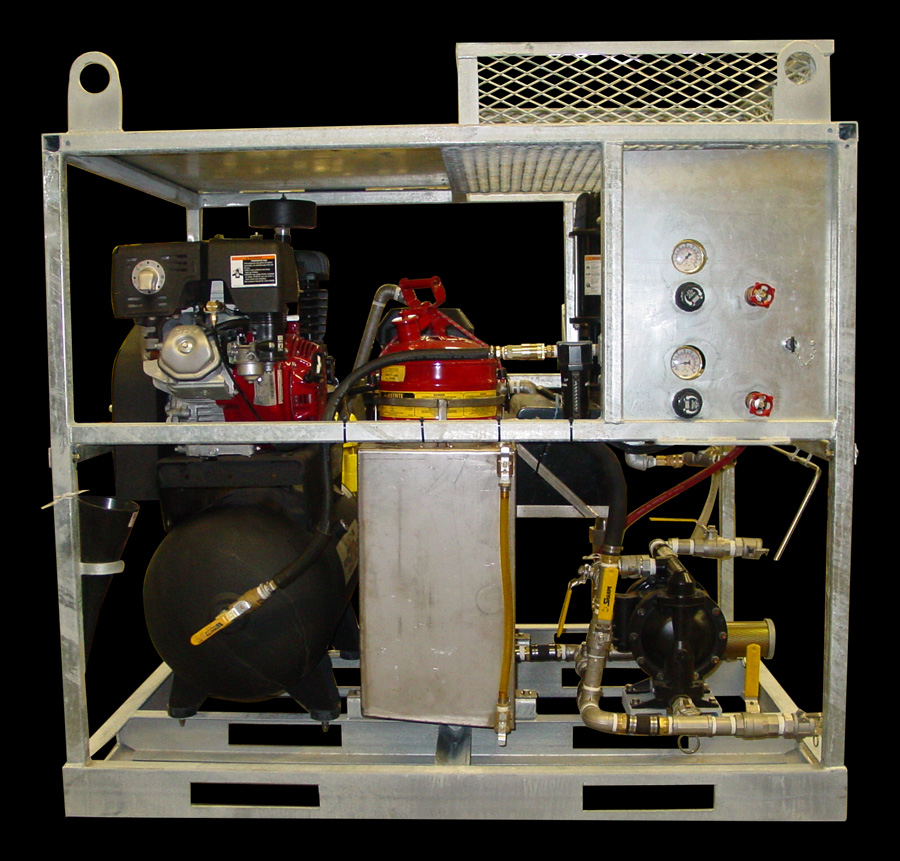 ARO Self-contained oilfield injection system